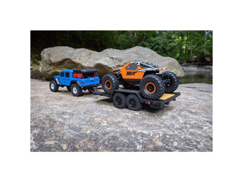 Axial Anhänger Flachbett 2-Achs 1:24