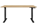 Contini Tischgestell mit Platte 1.6 x 0.8 m, Eiche / Schwarz