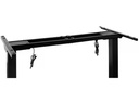 Contini Tischgestell ohne Platte ET225E, Höhe: 645-1300 mm, Schwarz
