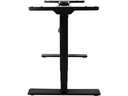 Contini Tischgestell ohne Platte ET225E, Höhe: 645-1300 mm, Schwarz