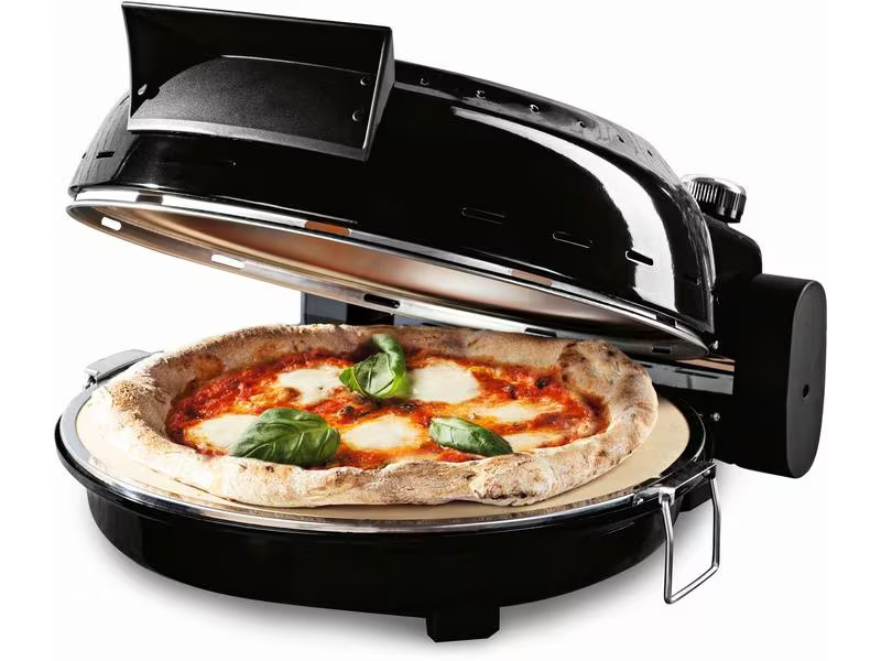 GOURMETmaxx Pizzaofen Ø 30 cm, Schwarz