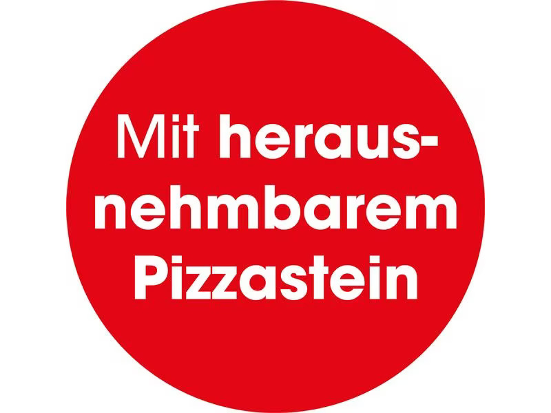 GOURMETmaxx Pizzaofen Ø 30 cm, Schwarz