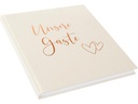 Goldbuch Gästebuch Herzklopfen 29 x 23 cm, 176 Seiten, Beige