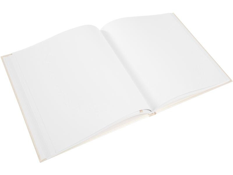 Goldbuch Gästebuch Herzklopfen 29 x 23 cm, 176 Seiten, Beige