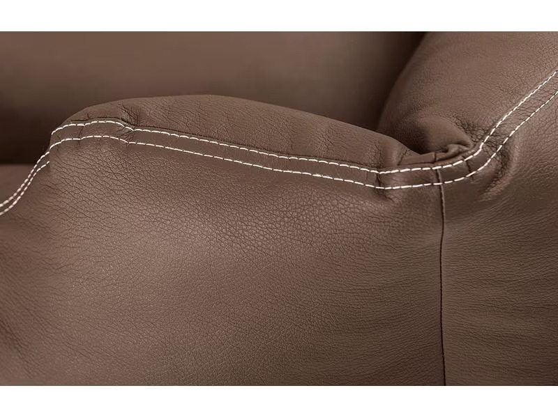 Knuffelwuff Hunde-Bett Sidney Kunstleder XXXL, 155 x 105 cm, Braun