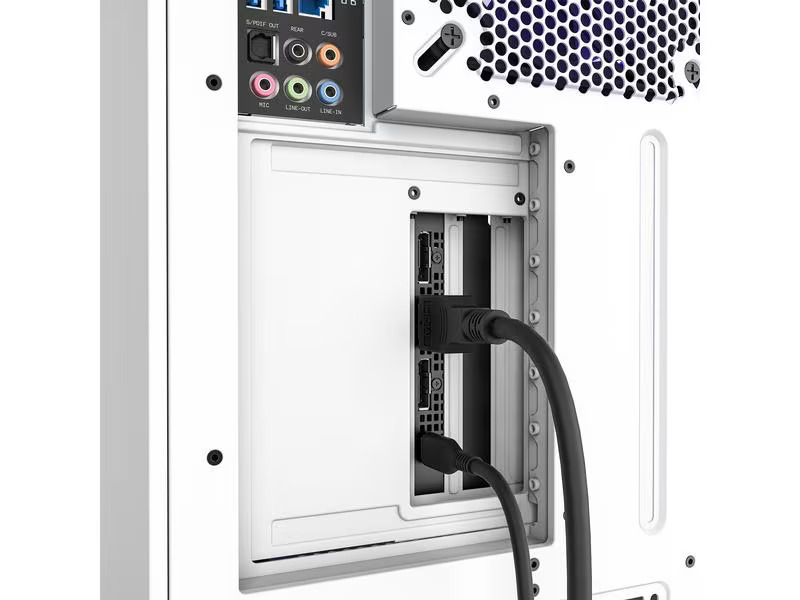 NZXT Vertikaler GPU-Montagesatz Weiss