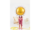Partydeco Folienballon Sonne 90 cm, Gelb