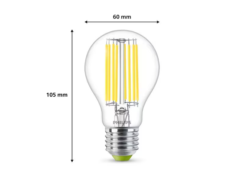 Philips Lampe 4 W (60 W) E27 Neutralweiss
