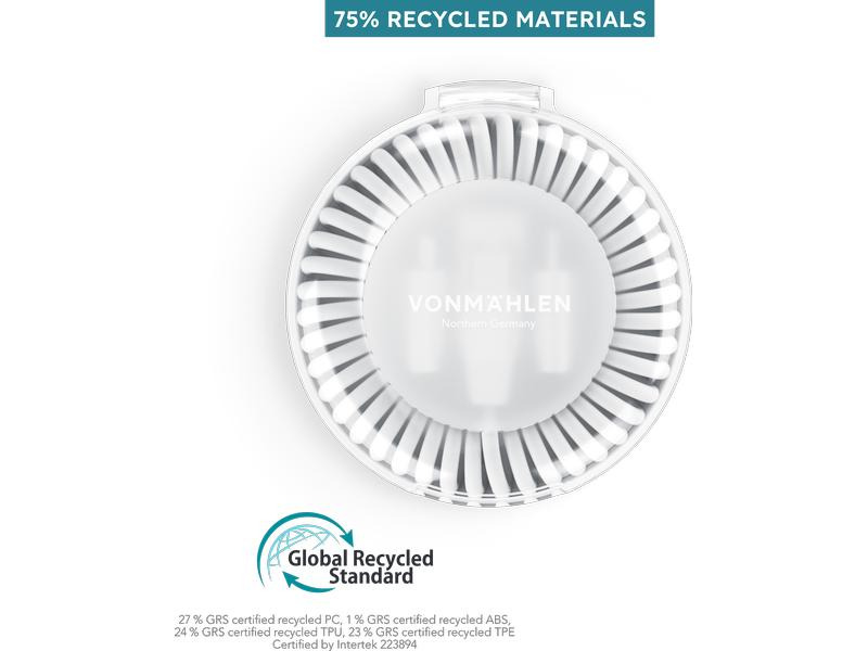 Vonmählen USB-Ladekabel Allroundo Eco All-in-One Weiss
