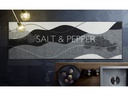 wash+dry Fussmatte Salt &amp; Pepper 60 cm x 180 cm