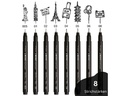 Tombow Filzstift MONO drawing pen 0.45 mm, Schwarz