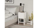 Woody Fashion Nachttisch Ema 30 x 55 x 30 cm, Weiss
