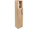 Woody Fashion Badezimmerregal Star 15 x 65 x 12 cm, Nature
