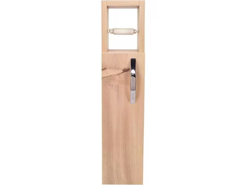 Woody Fashion Badezimmerregal Star 15 x 65 x 12 cm, Nature