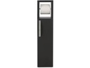 Woody Fashion Badezimmerregal Star 15 x 65 x 12 cm, Anthrazit