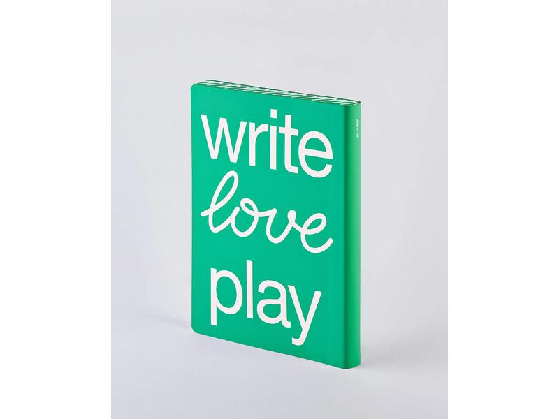 Nuuna Notizbuch GRAPHIC L WRITE LOVE PLAY