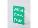 Nuuna Notizbuch GRAPHIC L WRITE LOVE PLAY