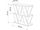 Woody Fashion Regal Lazena 60 x 57 x 22 cm, Weiss