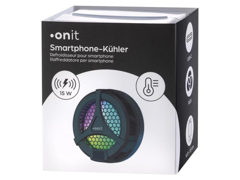 onit Smartphone-Kühler und -Ladegerät