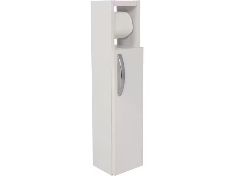 Woody Fashion Badezimmerregal Star 15 x 65 x 12 cm, Weiss