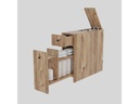 Woody Fashion Badezimmerregal Calencia 19 x 55 x 60 cm, Nature