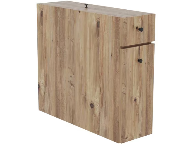 Woody Fashion Badezimmerregal Calencia 19 x 55 x 60 cm, Nature