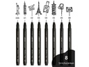 Tombow Fineliner MONO drawing pen 0.2 mm, Schwarz