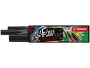 STABILO Acrylmarker Free Acrylic Mix Schwarz, 3-Etui