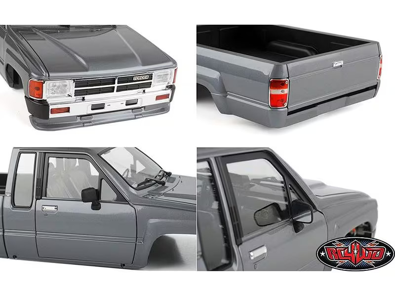 RC4WD Karosserie 1987 Toyota XtraCab Hard Body Grau, 1:10