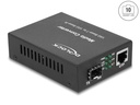 Delock Medienkonverter 10GBase-R SFP+ zu 10GBase-T RJ45