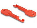 Delock RJ45 Port Blocker Set für RJ45 Stecker 10 Stück
