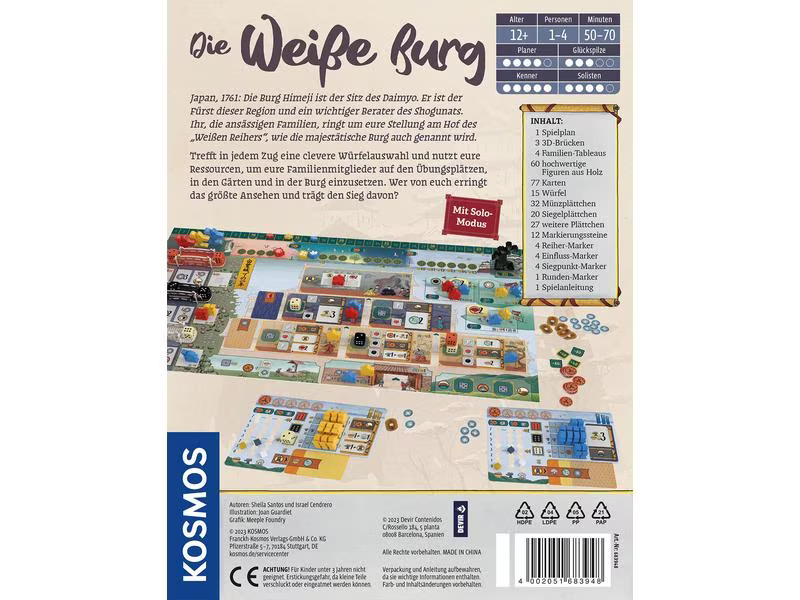 Kosmos Kennerspiel Die weisse Burg -DE-