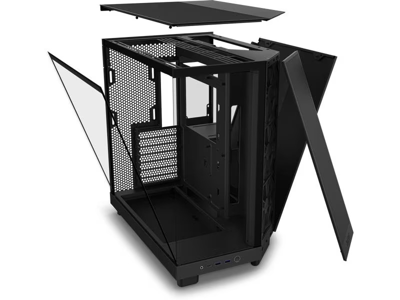 NZXT PC-Gehäuse H6 Flow Schwarz