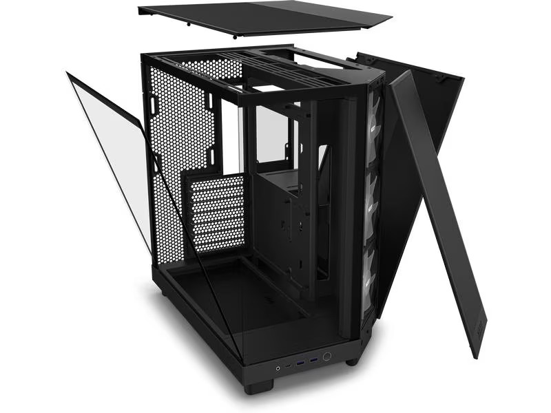 NZXT PC-Gehäuse H6 RGB Flow Schwarz