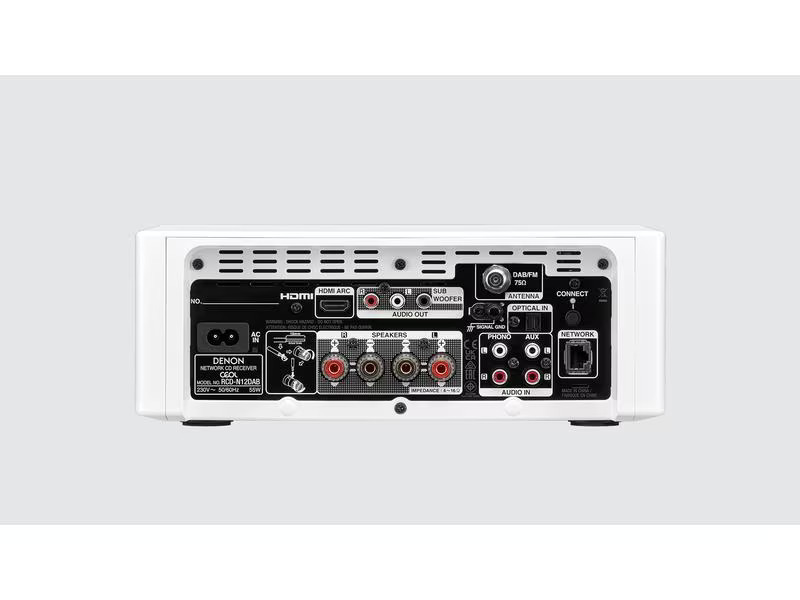Denon Stereo-Receiver RCD-N12DAB Weiss