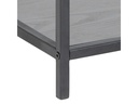AC Design Nachttisch Seaford 42 x 35 x 63 cm, Schwarz