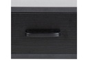 AC Design Nachttisch Seaford 42 x 35 x 63 cm, Schwarz