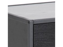 AC Design Nachttisch Seaford 42 x 35 x 63 cm, Schwarz
