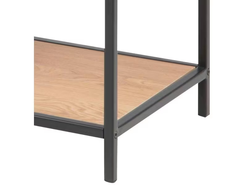 AC Design Regal Seaford 114 x 35 x 78 cm, Nature/Schwarz