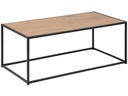 AC Design Tisch Seaford Eckig, Nature/Schwarz