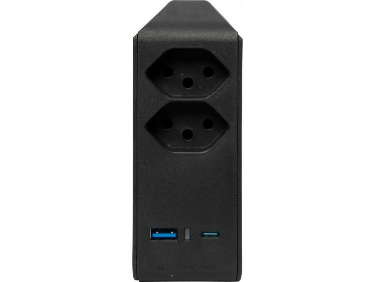 Brennenstuhl Abzweigstecker 2 x T13, 1 x USB A, 1 x USB C, 300° drehbar