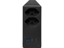 Brennenstuhl Abzweigstecker 2 x T13, 1 x USB A, 1 x USB C, 300° drehbar