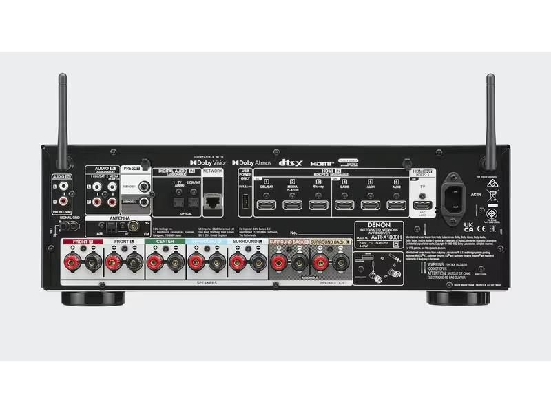 Denon AV-Receiver AVR-X1800H Schwarz