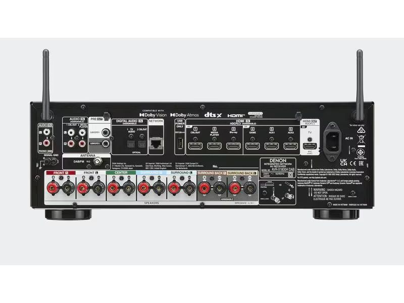 Denon AV-Receiver AVR-X1800H DAB Schwarz