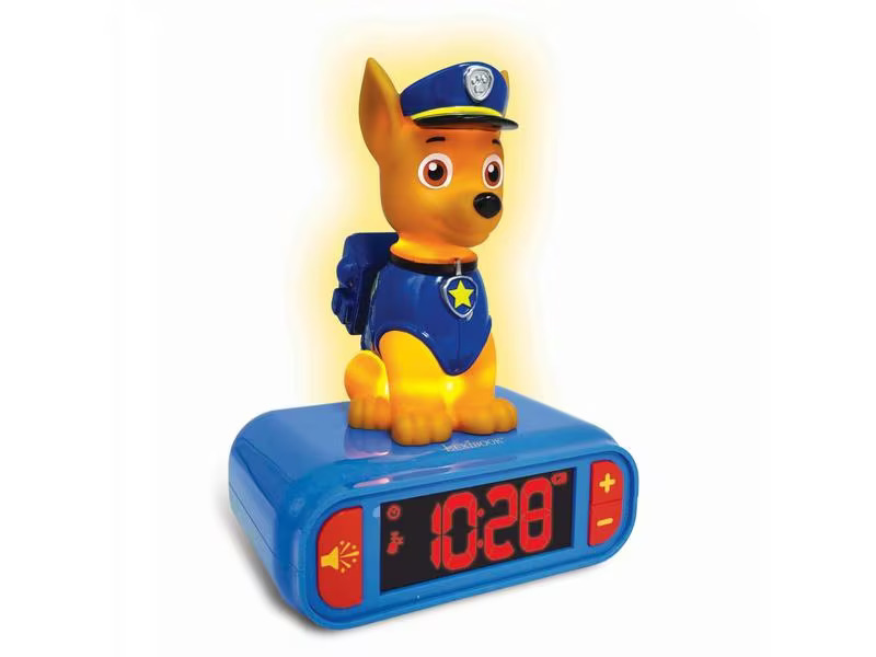 Lexibook Wecker mit Nachtlicht Paw Patrol Chase