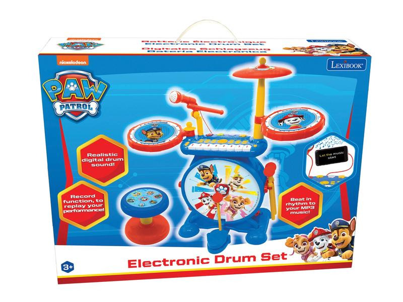 Lexibook Musikinstrument Paw Patrol Elektronisches Schlagzeug