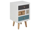 AC Design Nachttisch Thais 36 x 30 x 59 cm, Mehrfarbig