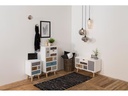 AC Design Nachttisch Thais 36 x 30 x 59 cm, Mehrfarbig