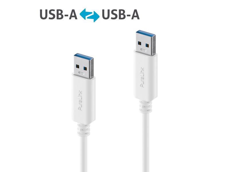 PureLink USB 3.1-Kabel 5Gbps, 3A USB A - USB A 2 m
