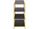 AC Design Regal Seaford 114 x 35 x 78 cm, Gold/Schwarz